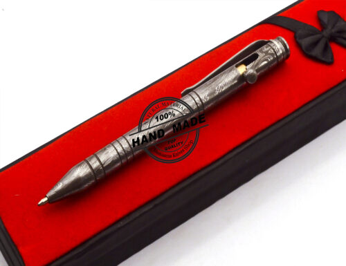 Damascus Ballpoint Custom Handmade Damascus Steel 07 - Image 7