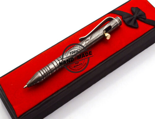 Damascus Ballpoint Custom Handmade Damascus Steel 05 - Image 8