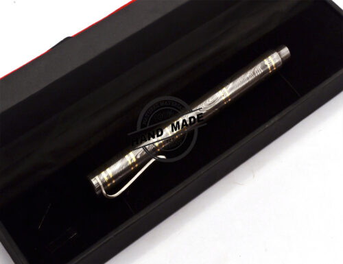 Damascus Ballpoint Custom Handmade Damascus Steel 08 - Image 8