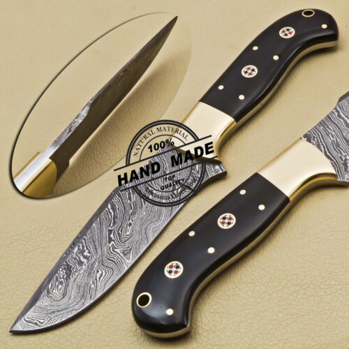 Damascus Skinner Knife Custom Handmade Damascus Steel Knife 2059