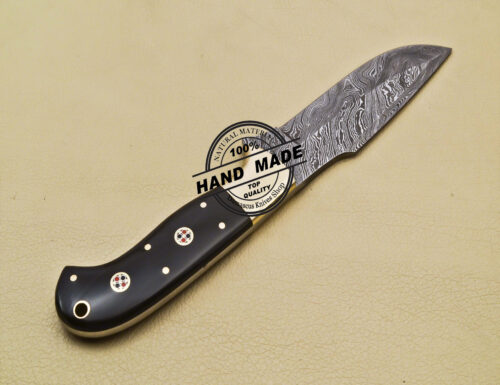 Damascus Skinner Knife Custom Handmade Damascus Steel Knife 2059 - Image 5