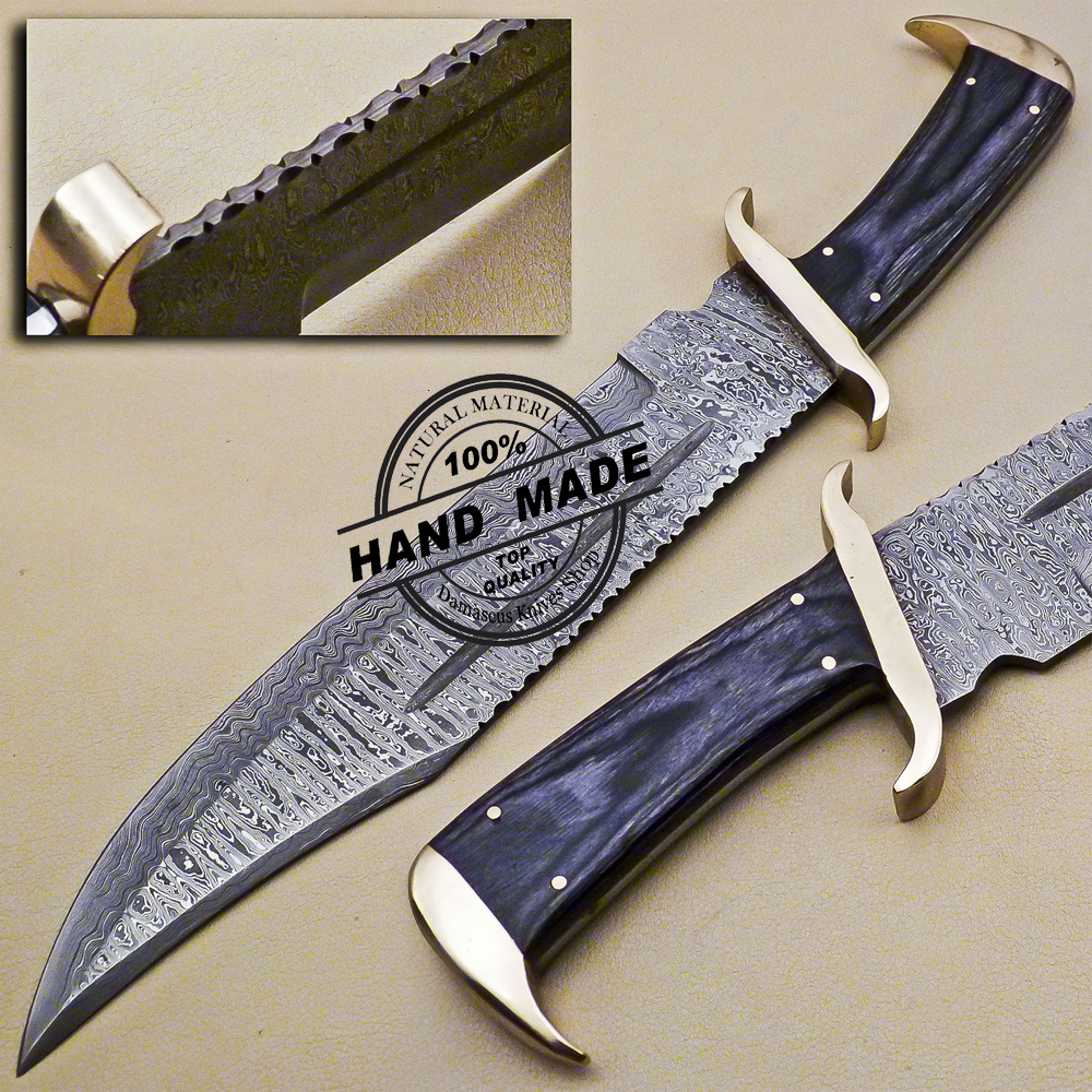 CUSTOM HANDMADE FORGED DAMASCUS STEEL CHEF KNIFE KITCHEN KNIFE WOOD HANDLE  2073