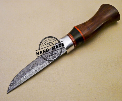 Damascus Skinner Knife Custom Handmade Damascus Steel Skinner Knife 2072 - Image 4