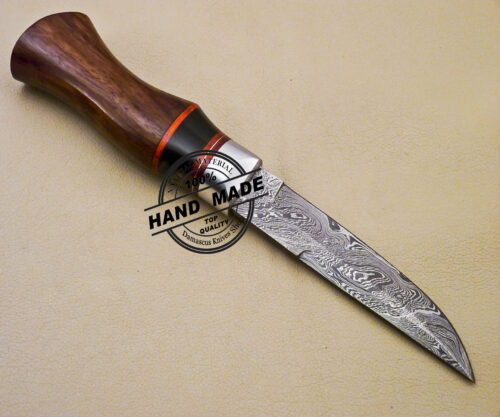 Damascus Skinner Knife Custom Handmade Damascus Steel Skinner Knife 2072 - Image 5