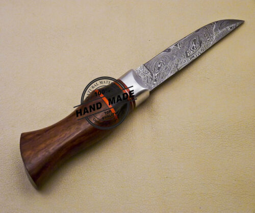 Damascus Skinner Knife Custom Handmade Damascus Steel Skinner Knife 2072 - Image 6