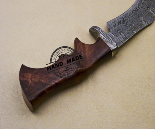 Damascus Skinner Knife Custom Handmade Damascus Steel Skinner Knife 2071 - Image 6