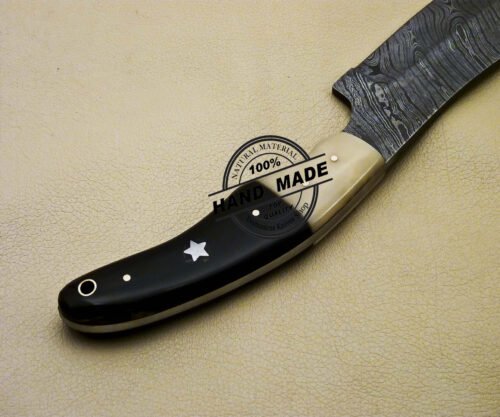 Damascus Kitchen Knife Custom Handmade Damascus Steel Kitchen Knife 2094 - Image 7