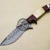 Damascus Skinner Knife Custom Handmade Damascus Steel Skinner Knife 2081 - Image 3