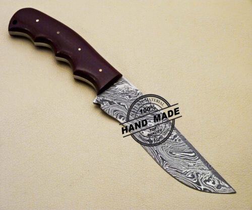 Damascus Skinner Knife Custom Handmade Damascus Steel Hunting Knife 2095 - Image 3