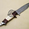 Damascus Skinner Knife Custom Handmade Damascus Steel Skinner Knife 2081 - Image 5