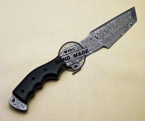 Damascus Tracker Knife Custom Handmade Damascus Steel Knife 2085 - Image 3