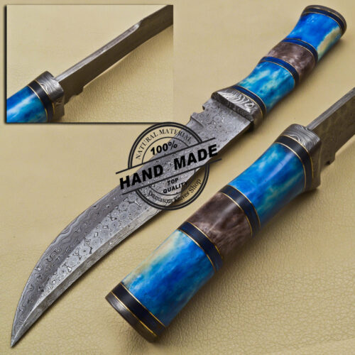 Damascus Bowie Knife