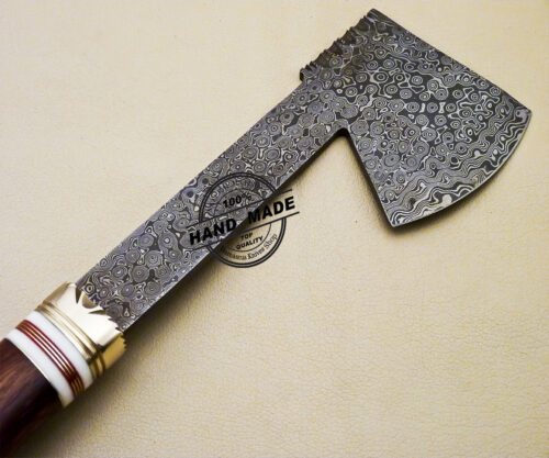 Outdoor Hunting Camping Damascus Hatchet Tomahawk Multi Tools 3130 - Image 5