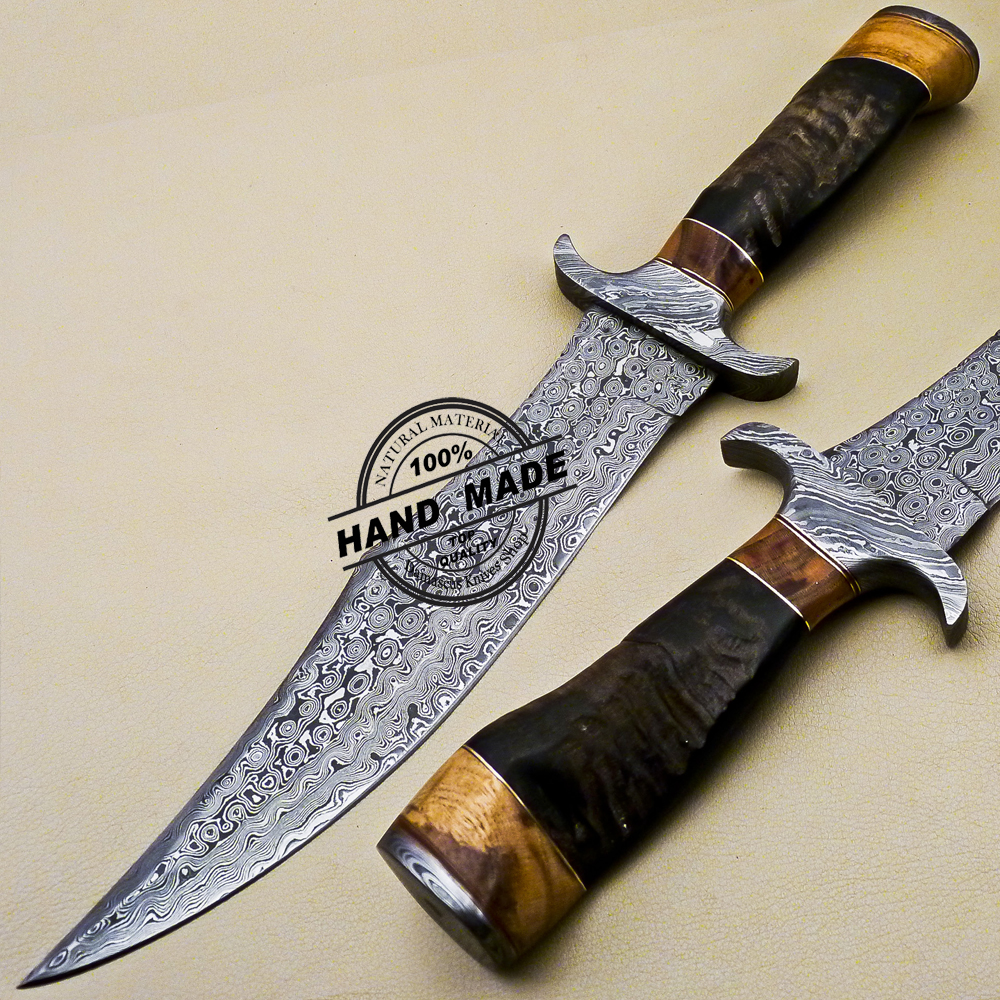 Damascus Bowie Knife