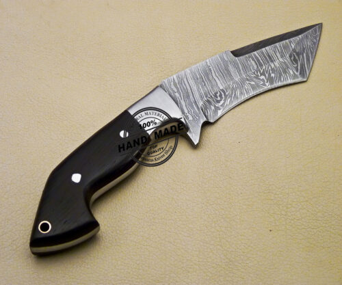 Damascus Skinner Knife Custom Handmade Damascus Steel Outdoor Knife 3133 - Image 5