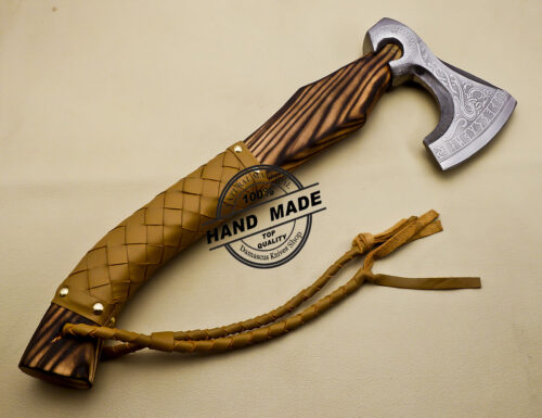 Rare Viking Axe Smith Custom Forged Carbon Steel Viking Axe 3139 - Image 4