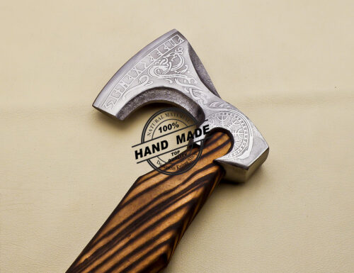 Rare Viking Axe Smith Custom Forged Carbon Steel Viking Axe 3139 - Image 6