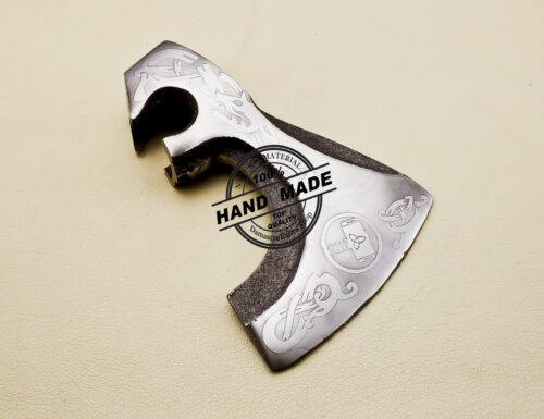 Viking Axe Head Custom handmade Carbon Steel Axe Head - Image 4