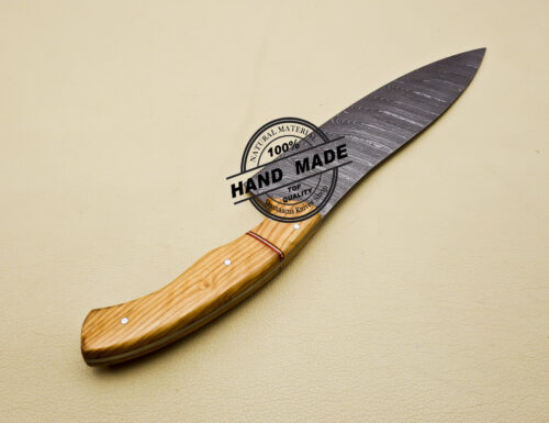 Damascus Kitchen Knife Custom Handmade Damascus Steel Kitchen - Image 6