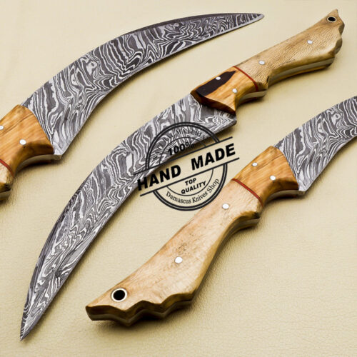 Damascus Karambit Knife