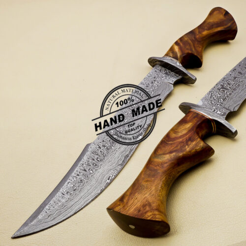 Damascus Bowie Knife