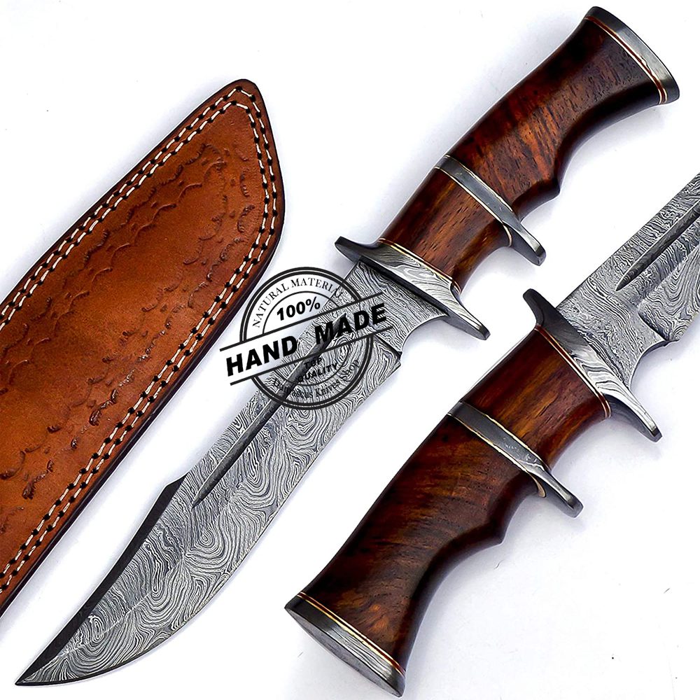 Damascus Camping Knife