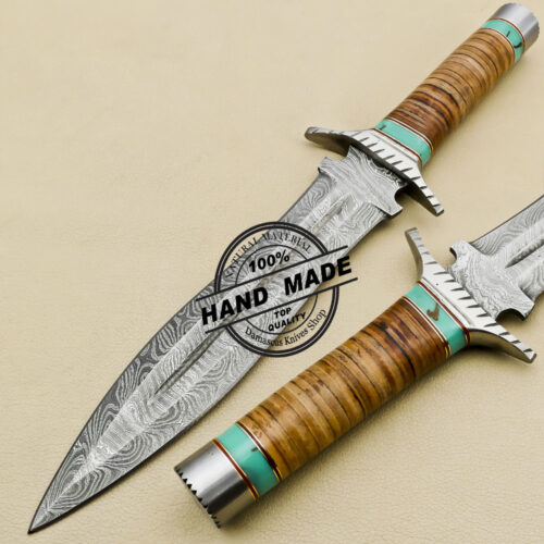 Damascus Dagger Knife