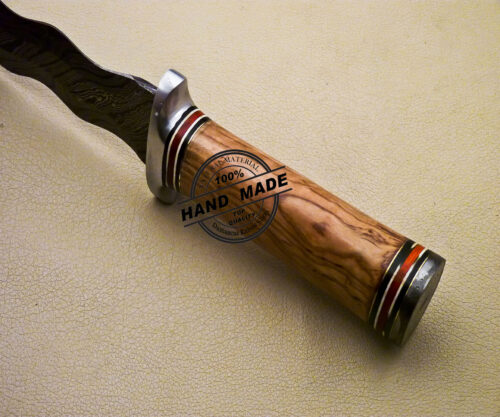 Damascus Dagger Knife Custom Handmade Damascus Steel Knife 3171 - Image 5