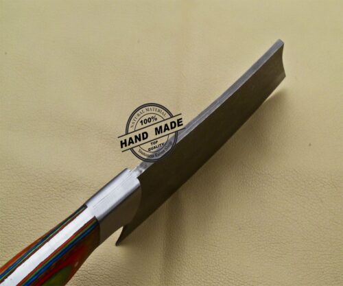 Serbian Damascus Knife Custom Handmade Damascus Steel Kitchen Knife 3192 - Image 7