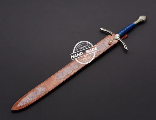 Damascus Glamdring Sword Custom Handmade Damascus Steel Sword 3803 - Image 4