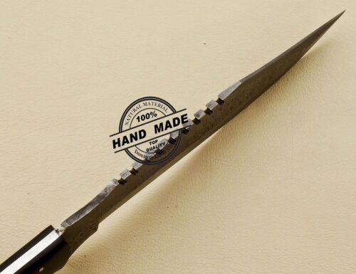 Damascus Hunting Knife Custom Handmade Damascus Steel Knife 3207 - Image 5