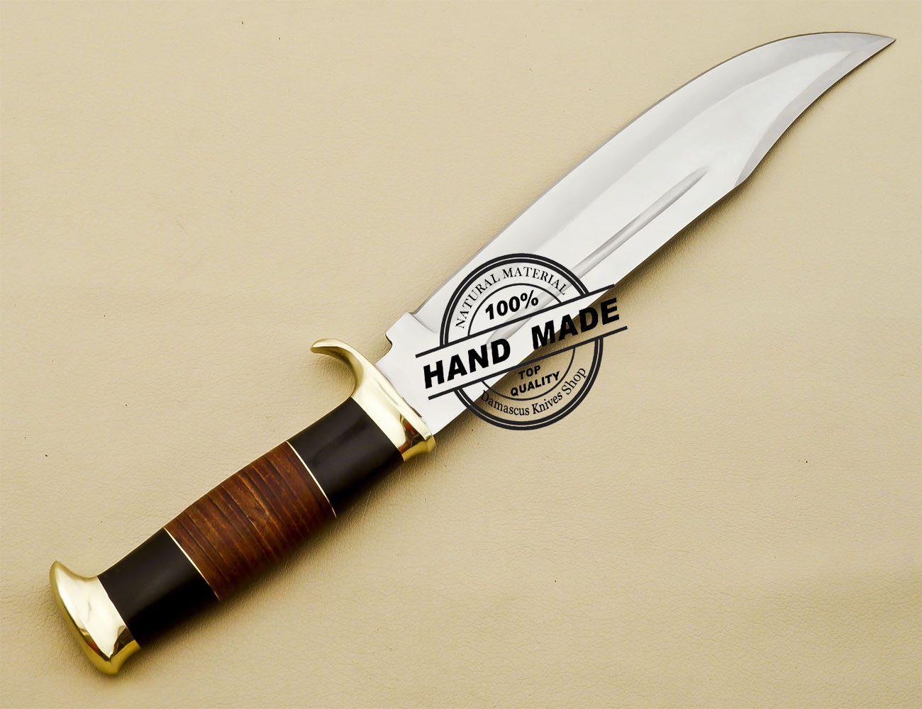 Crocodile Hunter Wood Big Bad Bowie Knife 