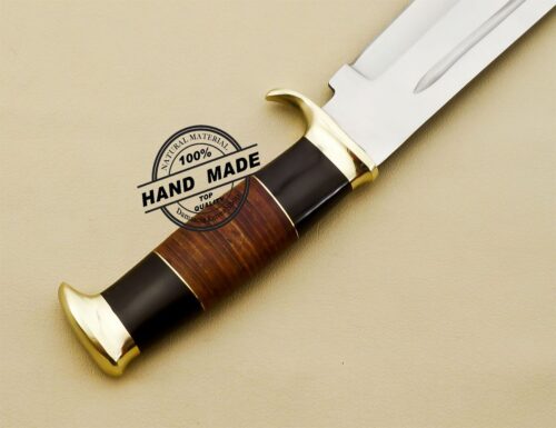 Crocodile Dundee Bowie Custom Handmade Fixed Blade Knife 3200 - Image 6
