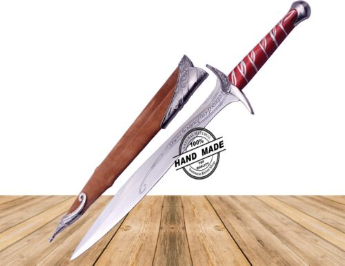 Hobbit Sting Sword with Scabbard Movie Lord of The Rings Replica Sword - Image 2